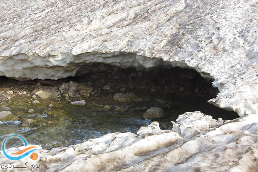 روستایی پوشیده از برف در قلب اصفهان 