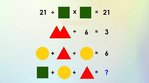 معمای ریاضی برای دبستانی ها