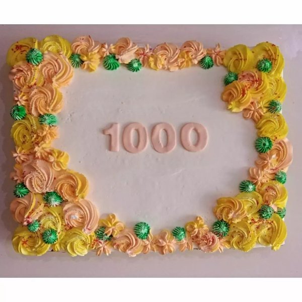 ایده تزیین جشن عدد 1000